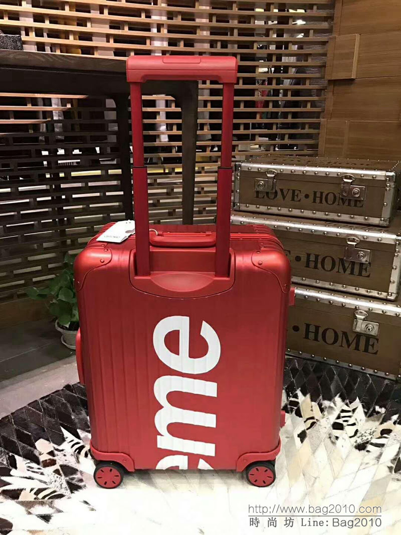 RIMOWA日默瓦 全鋁鎂合金拉箱/拉杆箱 Supreme x rimowa聯名款  xbt1043
